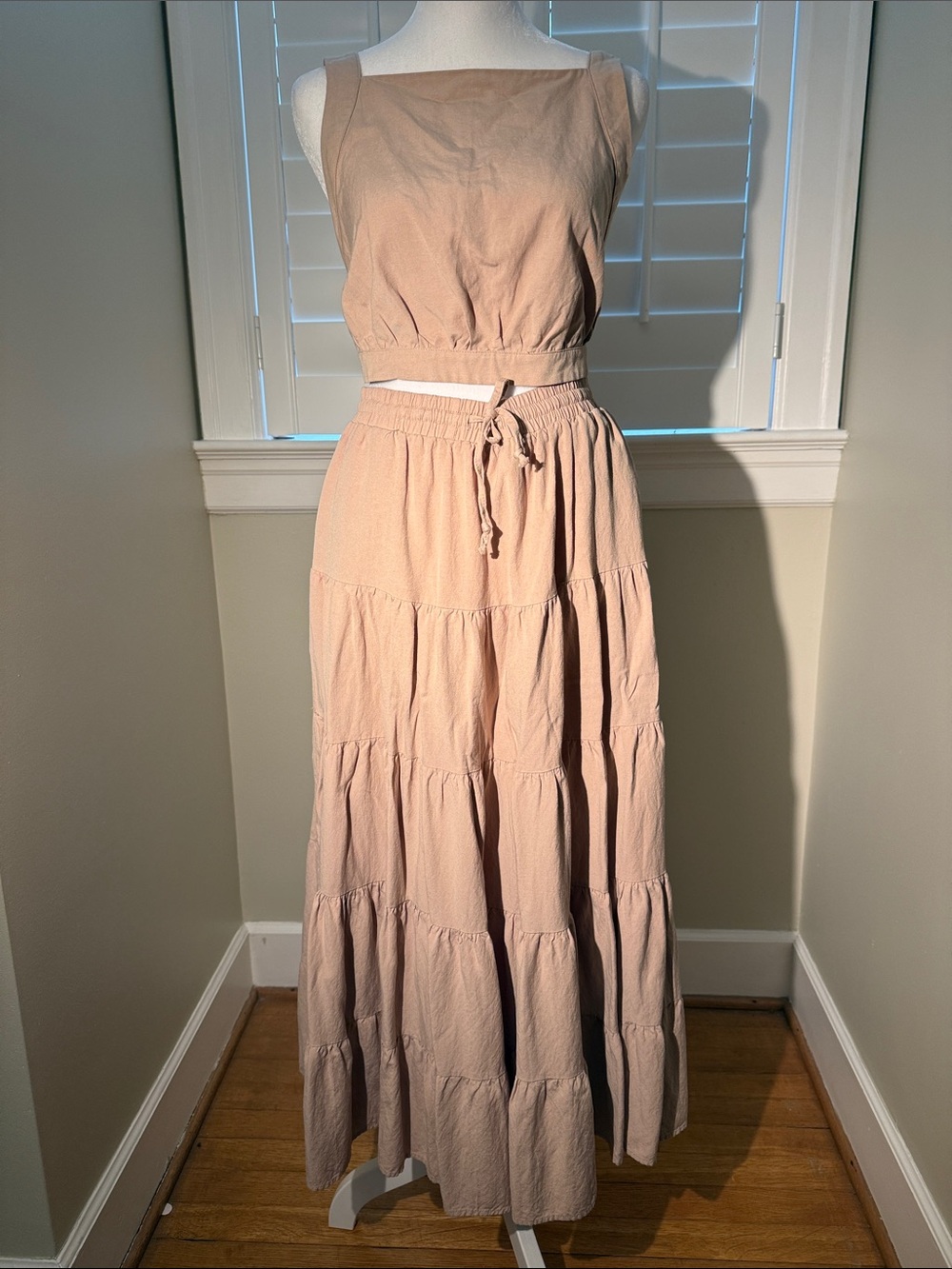 Luminary Two-Piece Tiered Maxi Set